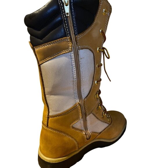 Timberland Pro Lace-Up & Zip Tall Boots US 5.5 Leather - Picture 6 of 8